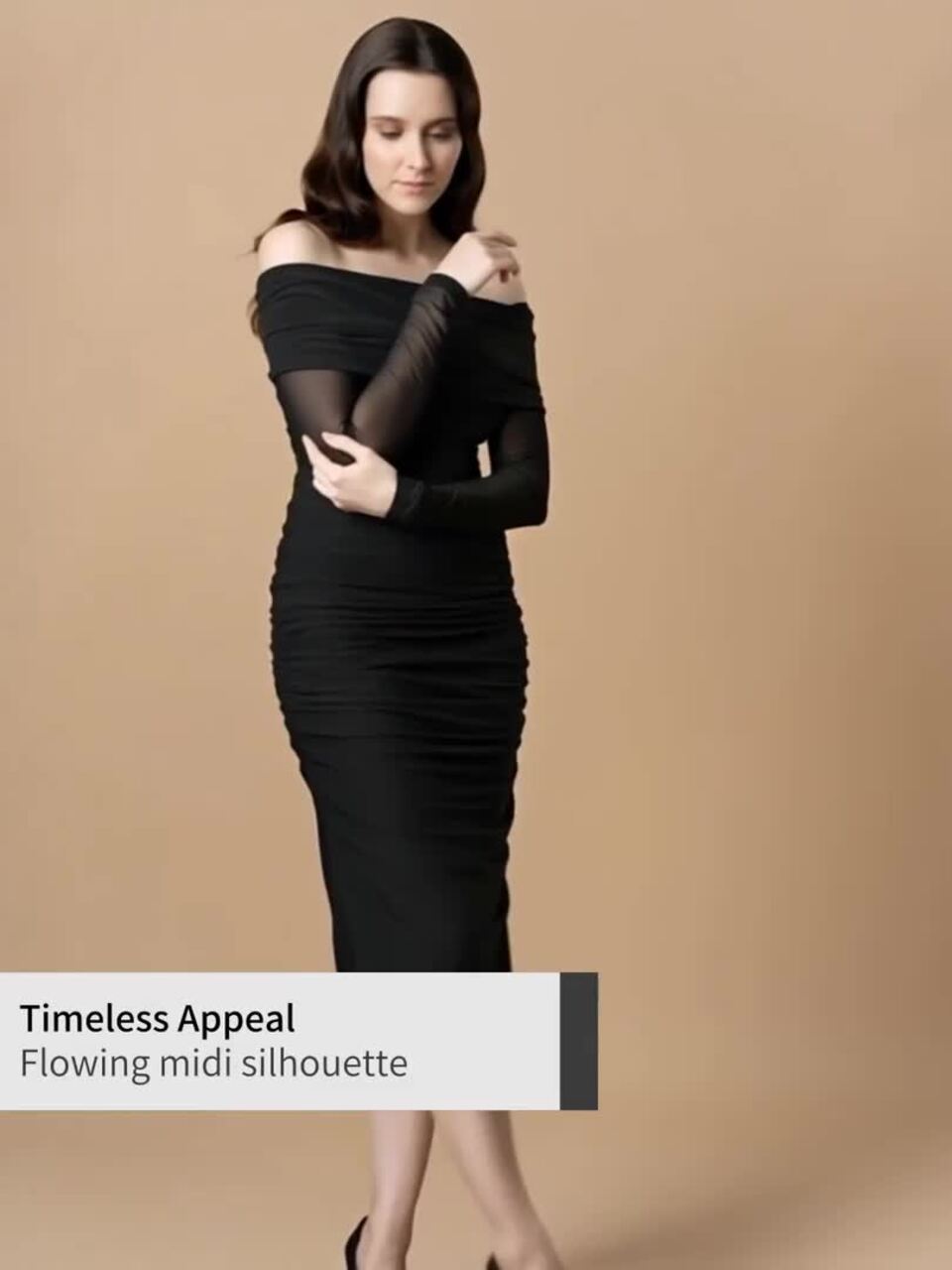 Buy BLANC9 Women Solid Off-Shoulder Bodycon Midi Dress - Dresses for Women  30232535 | Myntra