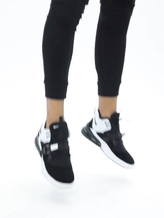 nike air force 270 black and white