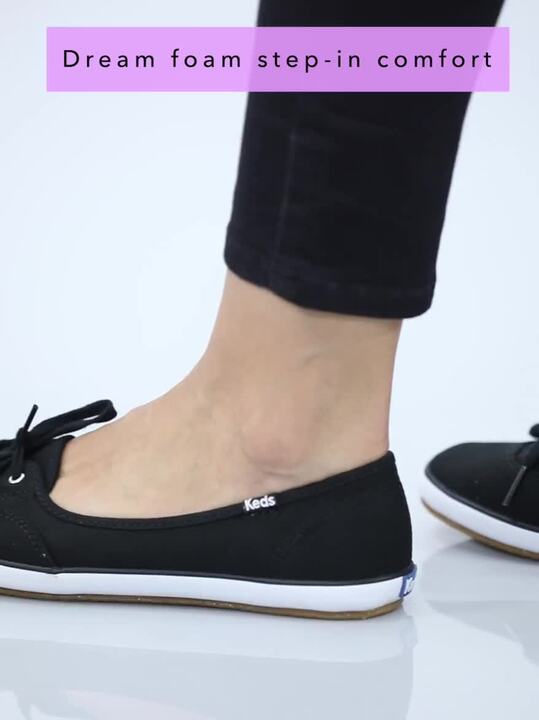 Leather Keds Dreamfoam Black Leather Keds Dream Foam Sneakers Keds