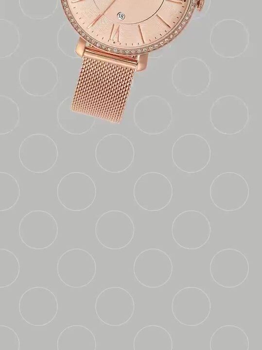 Watch Fossil Jacqueline Es4628 Fossil Jacqueline Quartz Rose Gold