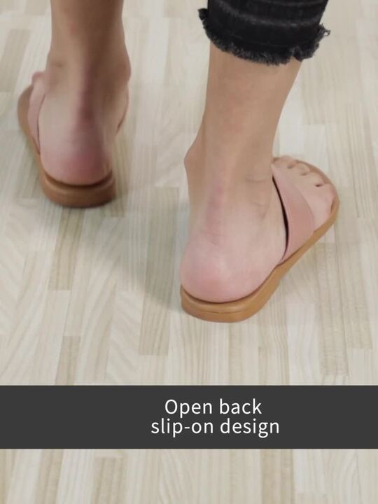 Buy Allen Solly Women Dusty Pink Solid T-Strap Flats Flats for