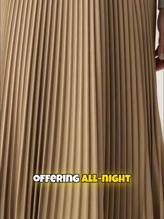 Buy Chemistry Accordion Pleated Maxi Flared Skirt - Skirts for