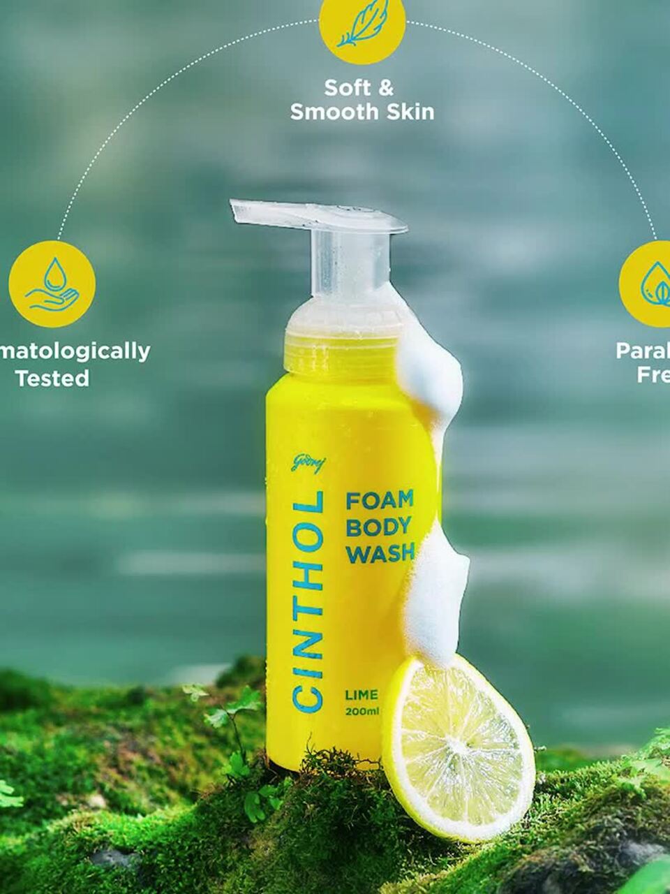 Buy CINTHOL Lime Foam Body Wash Combo Pack - 1 Bottle & 2 Refill