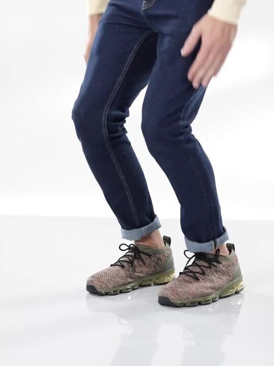 Buy Skechers Men Olive Green Solid AIR ATLAS Sneakers Casual