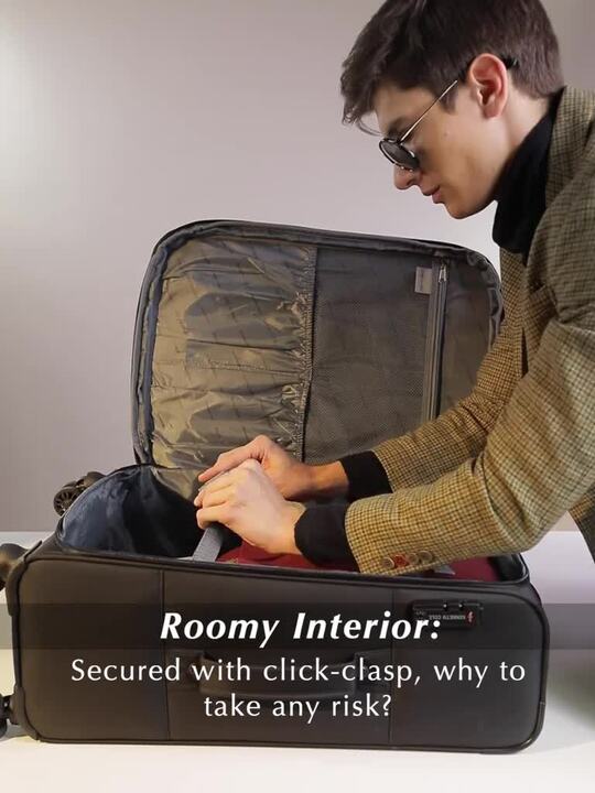 Buy Kenneth Cole Unisex Black Solid Cabin Trolley Bag Trolley