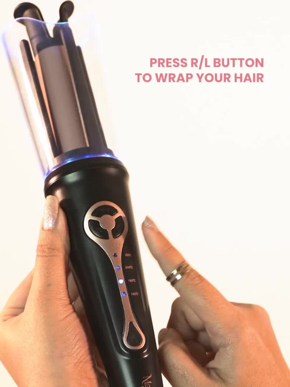 Best Curling Iron For Kids MakeMeeBold Automatic Hair Curler By