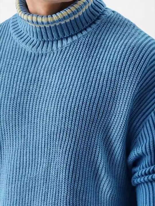 Lambswool Sweater Ucb Sweaters Myntra The Souled Store Ribbed