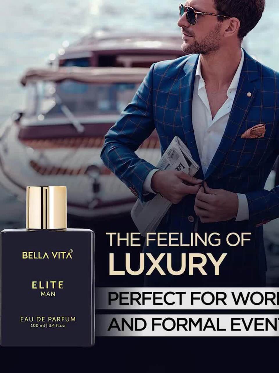 Buy Bella Vita Organic Men Elite Long Lasting Eau De Parfum 100