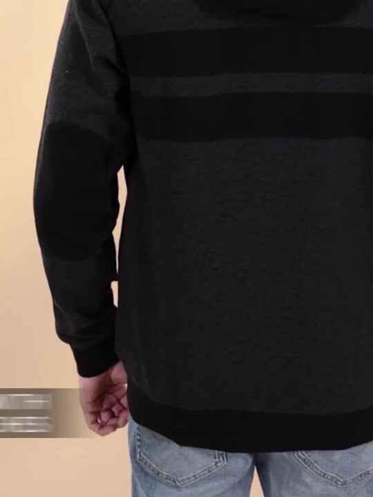 Buy Roadster The Life Striped Hooded Sweatshirt Sweatshirts