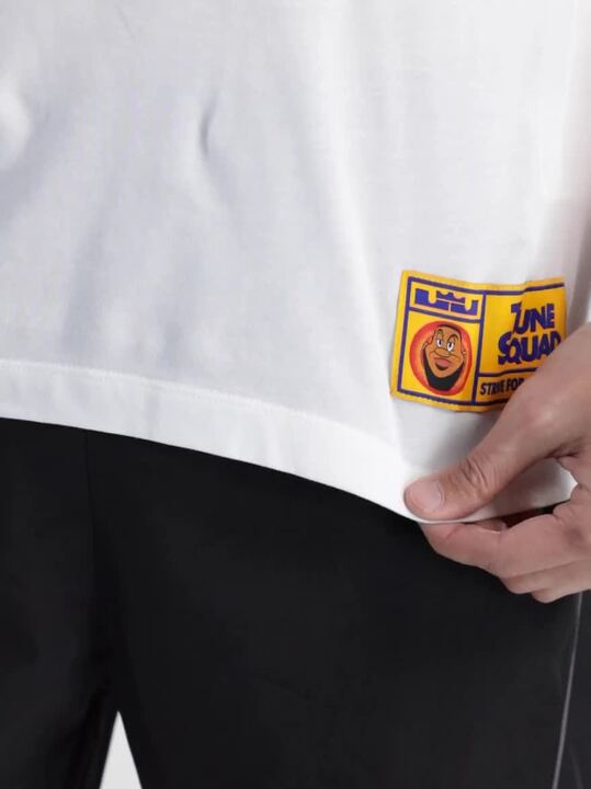 Buy Nike Men White Blue Graphic Print AS LeBron x Space Jam Dri