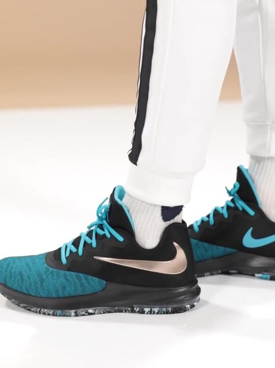 Buy Nike Men Black & Blue AIR MAX INFURIATE III LOW Basketball
