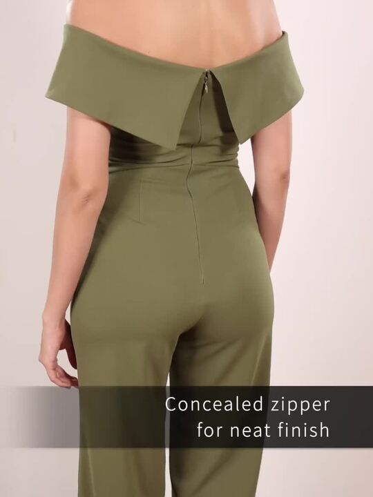 Off Shoulder Jumpsuit Bebe Jumpsuit Bebe Persian Red Black Holiday