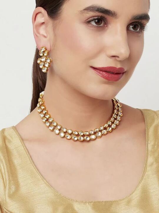 Voylla Kundan Jewellery Necklace Sets Fashion :: Necklace
