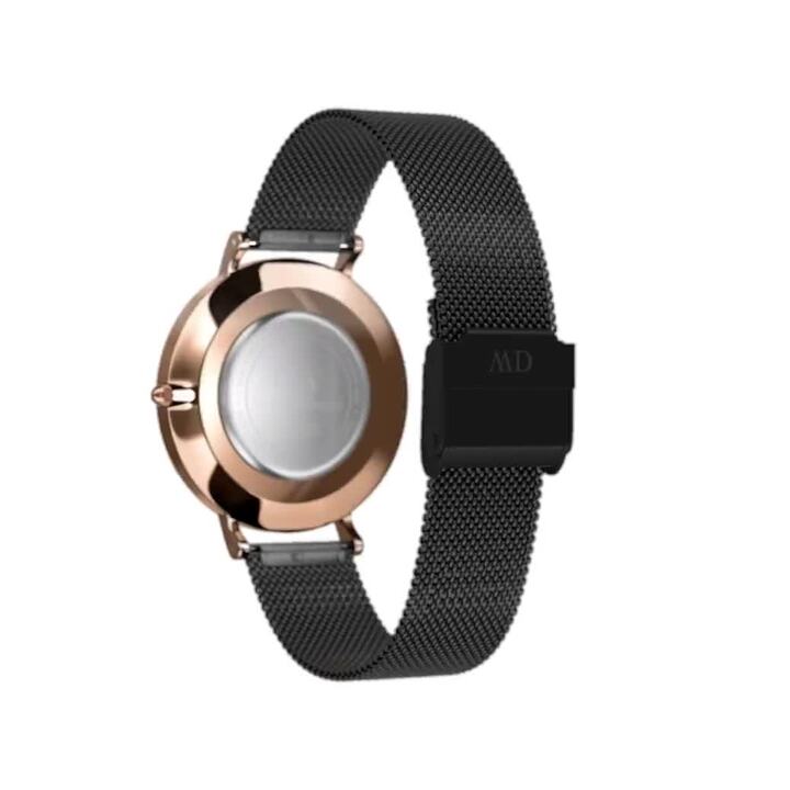 Buy Daniel Wellington Petite 36mm Ashfield RG Black Unisex