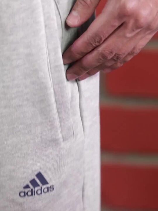 Buy ADIDAS Men Grey Melange Essential S Solid Training Joggers