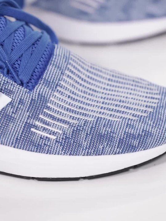 adidas gazelle silver green womens adidas Originals Infant Swift Run I Blue Knit Trainers Shoes main image 1
