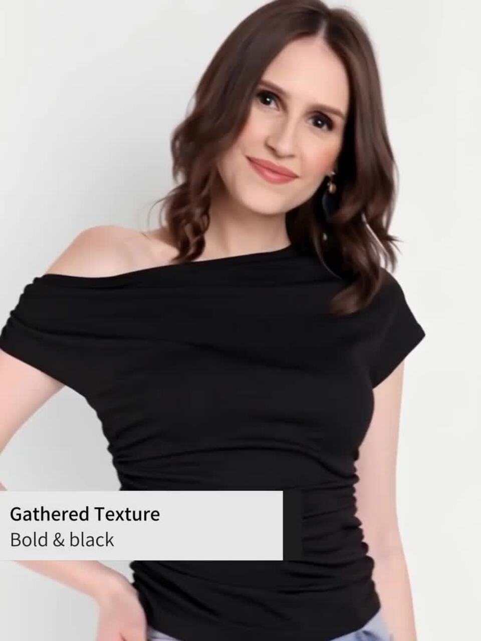 S bold belt tops THEREDTHREAD black SEASON13 LUMINE2 2025.12.01