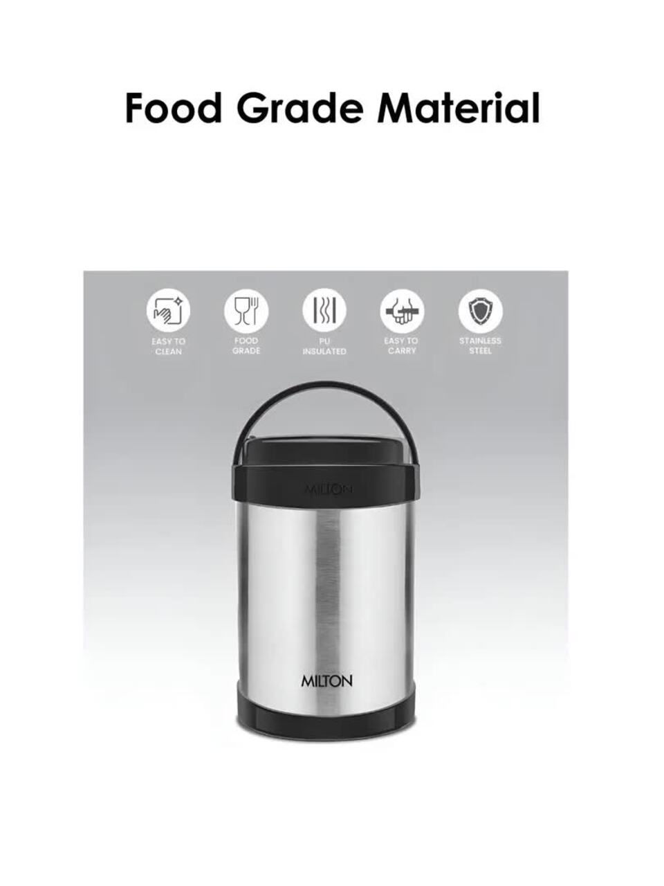 Buy Milton Royal Silver Toned Insulated Stainless Steel Tiffin