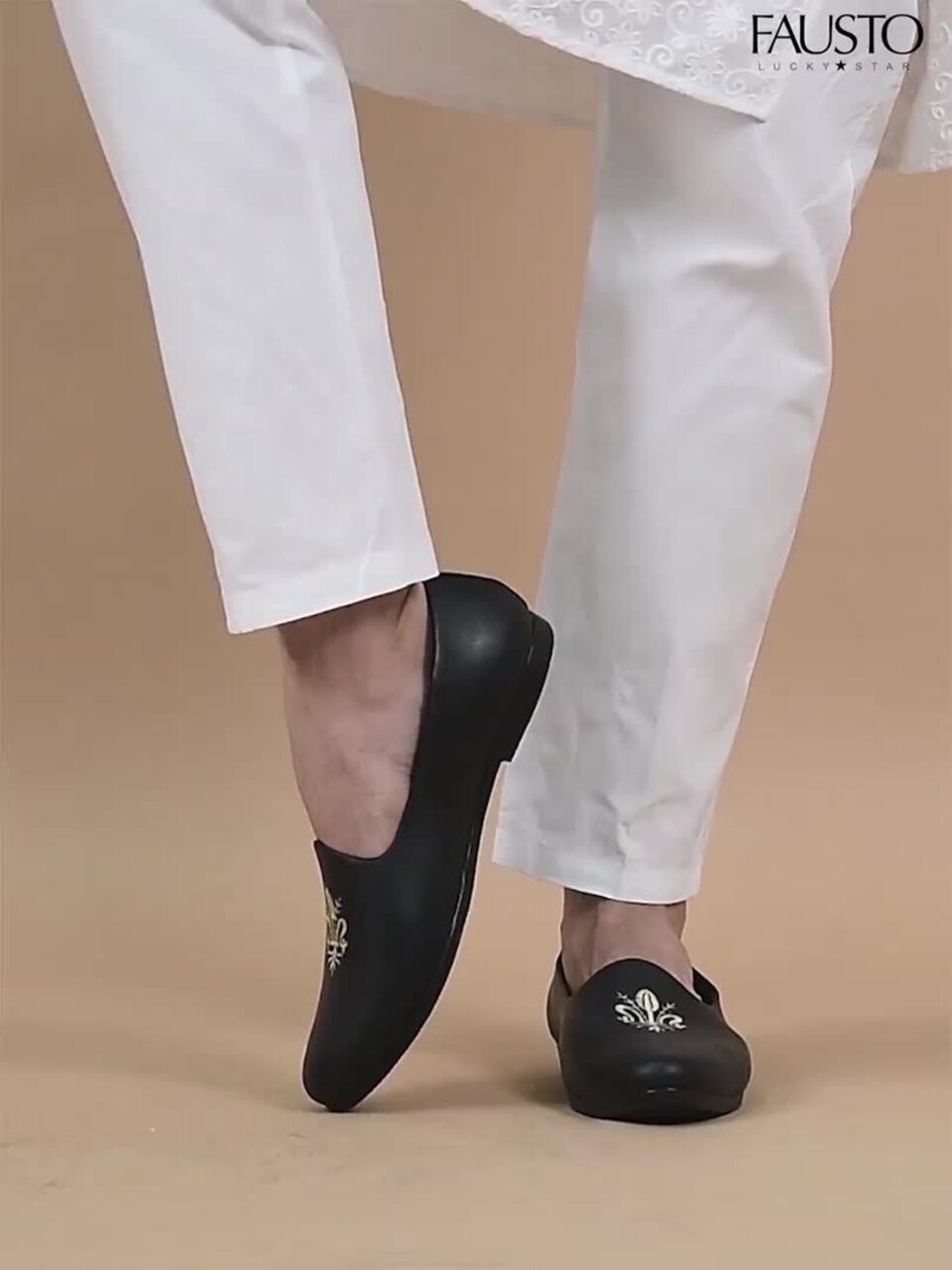 Buy FAUSTO Men Lightweight Comfort Insole Mojaris Casual Shoes