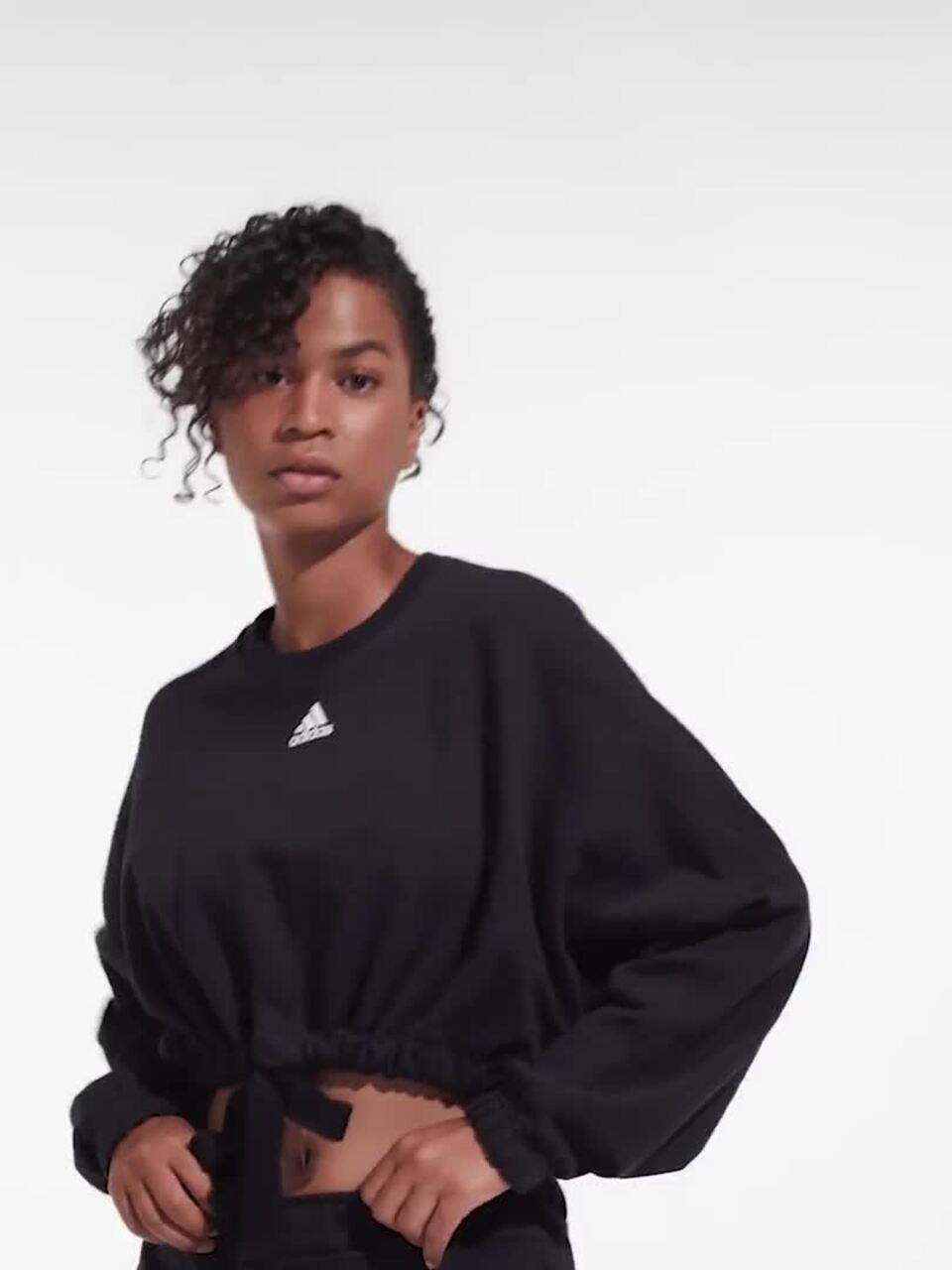 新品 adidas Dance Sweat ダンススウェット ボーダー柄 Buy ADIDAS Dance Versatile Sustainable Brand Logo Printed