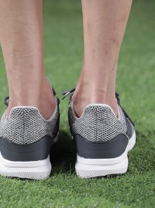 Buy ADIDAS Men Grey Melange Woven Design Fassona Running Shoes