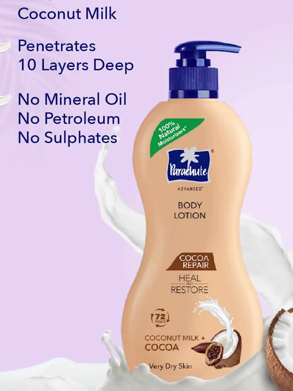 Buy Parachute Advansed Cocoa Repair Intense Moisture Body Lotion