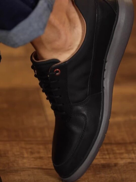 Buy Clarks Men Black Un Voyage Leather Sneakers Casual Shoes for