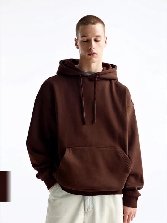 Buy MISCHIEF MONKEY Men Solid Hooded Pullover Sweatshirt