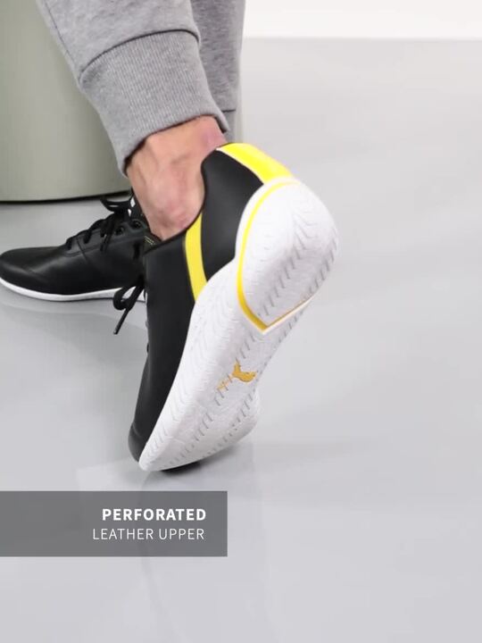 Buy PUMA Motorsport Unisex Black Solid Leather PL RDG Cat Regular