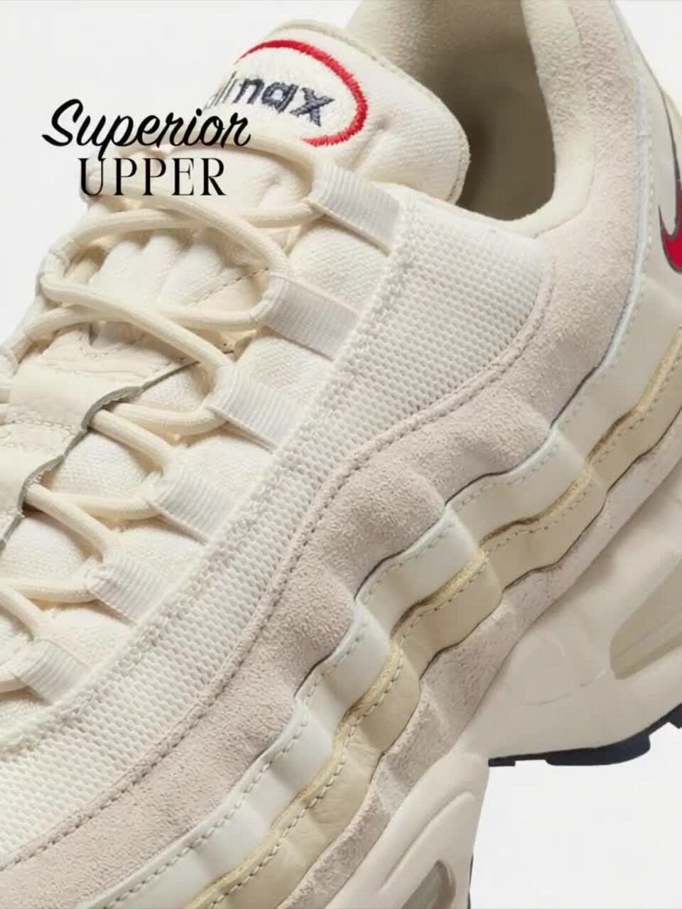 nike air max 95 pull tab sail
