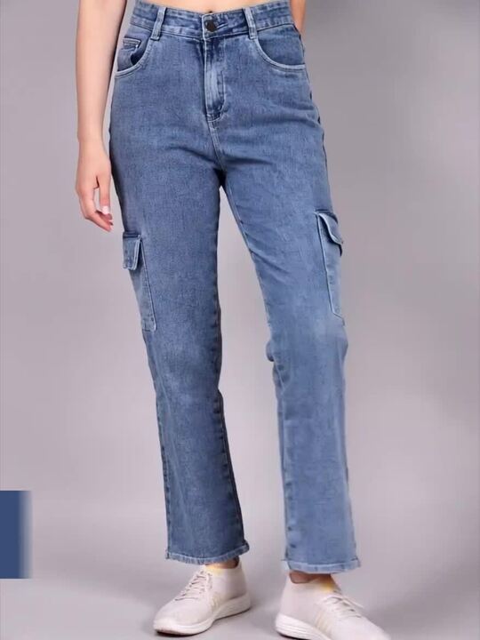 Cargo Jeans Jeans Boyfriend Subdued KASHIAN Women Loose Boyfriend