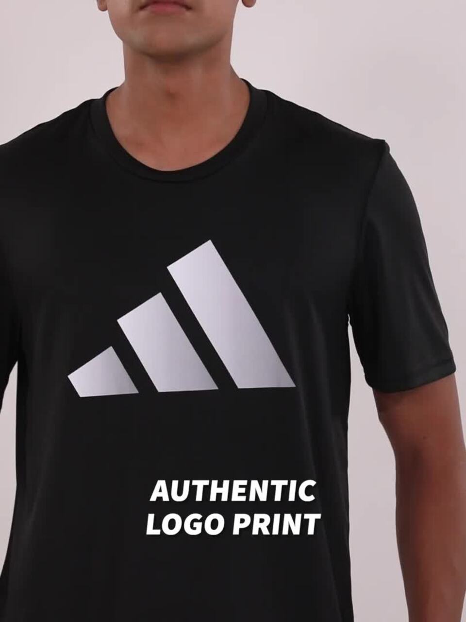Buy ADIDAS Brand Logo Print Training T-shirt Tshirts for Men