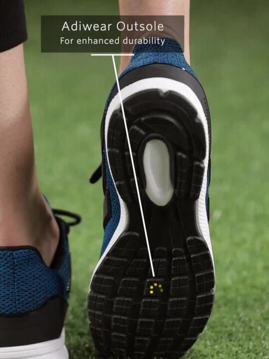 Buy ADIDAS Men Teal Blue Woven Design Fassona Running Shoes