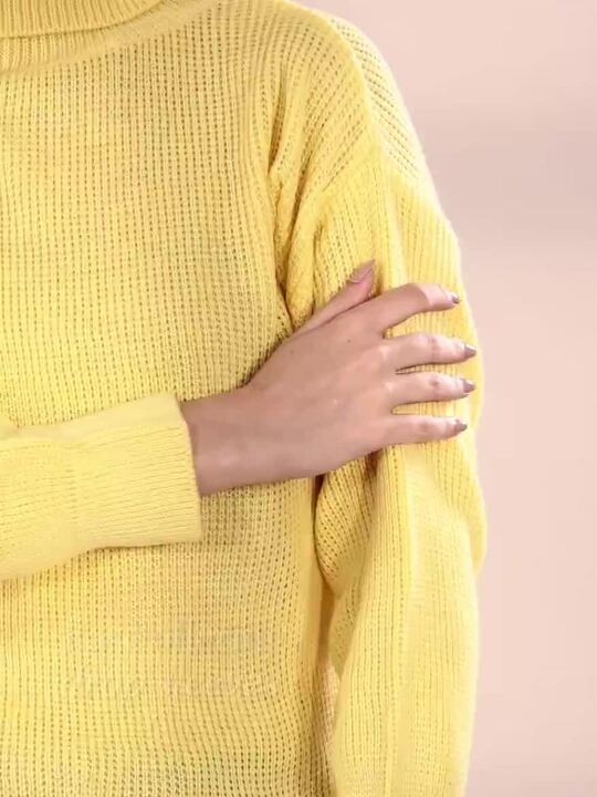 Turtleneck Sweaters Unif Yellow Sweater Uniqlo Women Souffle Yarn