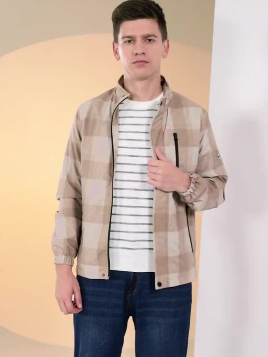 Buy Roadster Buffalo Checks Pocket Detail Tailored Jacket