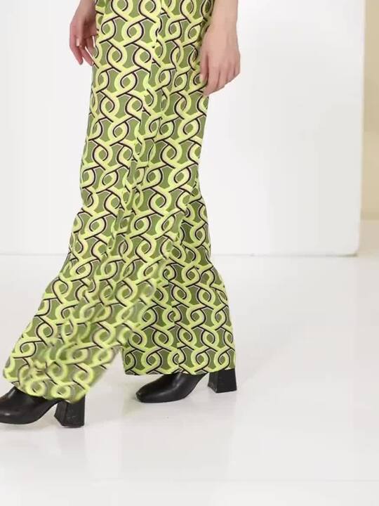 Mango Zebra Print Green Skirt Animal Print Effect Mini Skirt Women