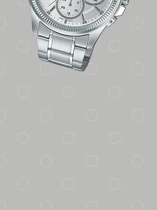 Buy CASIO Enticer Men Silver-Toned Analogue Watch A1774 MTP-E315HD