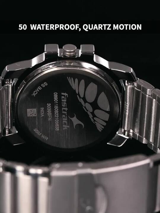 Buy Fastrack Men Silver-Toned Dial Watch NE3039SM01 Watches for