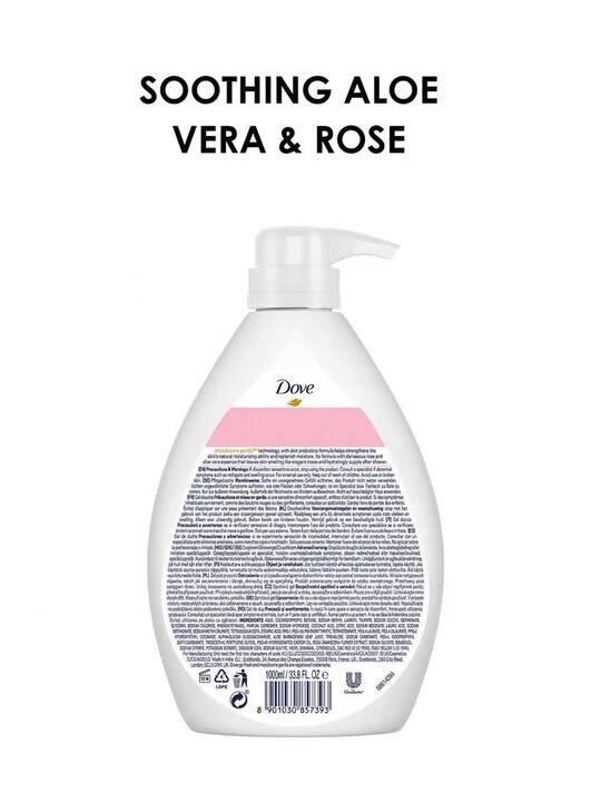 Buy Dove Rose Soothing Go Fresh Microbiome Gentle Body Wash with Aloe Vera  - 1L - Body Wash and Shower Gel for Unisex 20486216 | Myntra