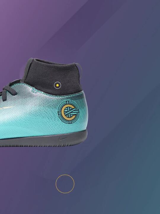Buy Nike Kids Green SUPERFLY CLUB CR7 IC Football Shoes Sports
