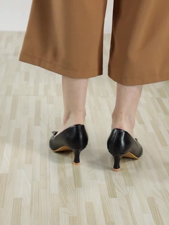 Buy ELLE Kitten Heel Pumps with Metal Detail Heels for Women