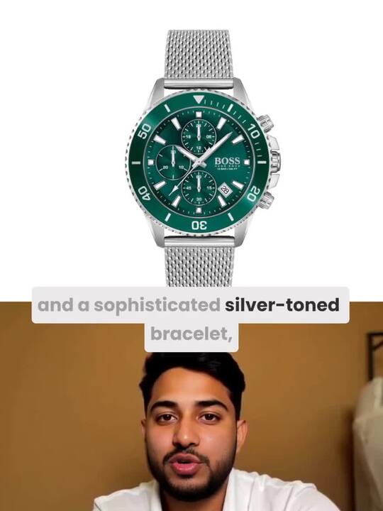 Buy BOSS Men Patterned Dial & Bracelet Style Straps Analogue Watch