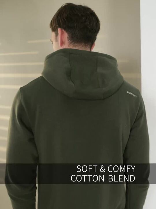 Buy Wildcraft Solid Half Zipper Hooded Sweatshirt Sweatshirts