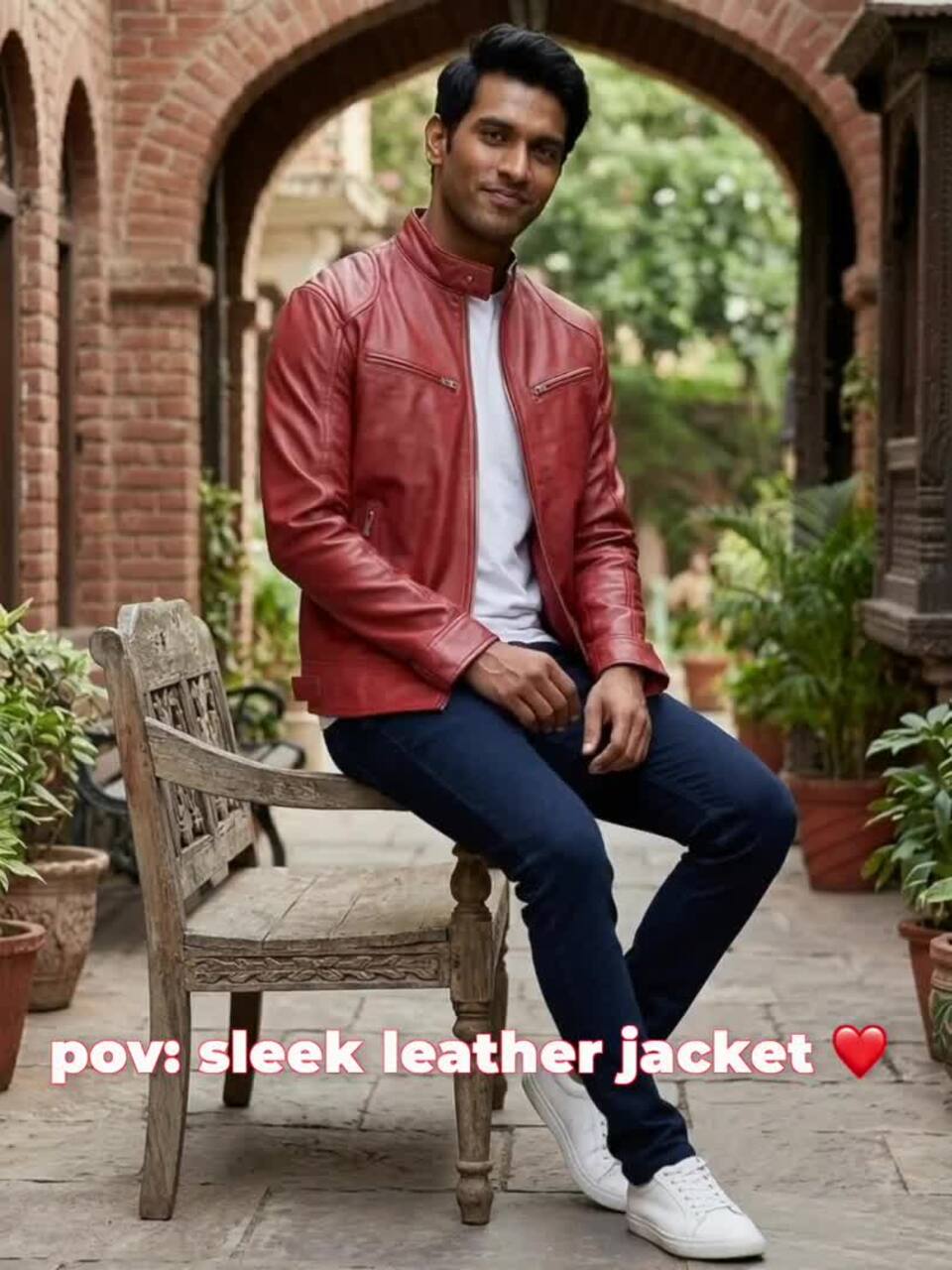 Buy StyleCast x Revolte Men Insulator Outdoor Leather Jacket