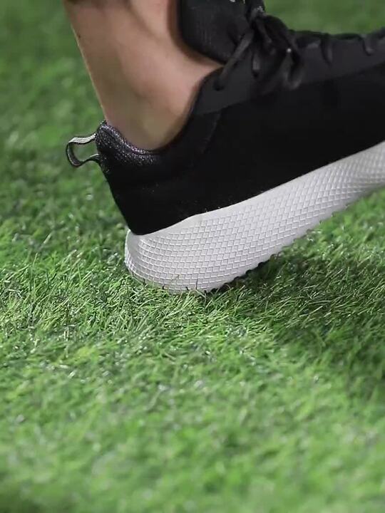 Men Black Woven Design Classigy Running Shoes