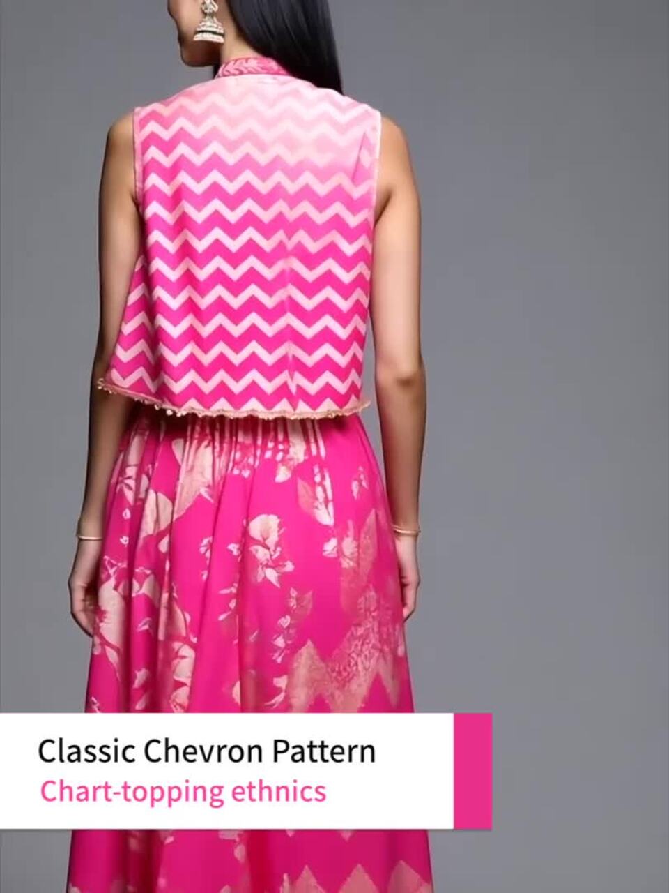 Buy Ahalyaa Women Floral Printed Top With Lehenga Shrug Co