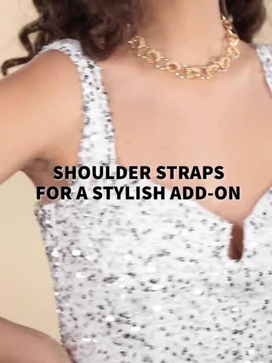 gray lace bodycon dress Glitter Cowl Bodycon Mini Dress in Black-swatch main image 0
