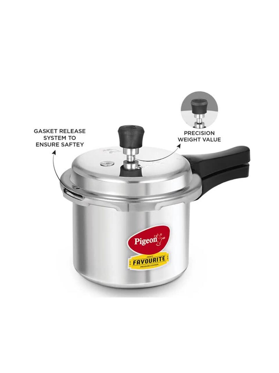 Outer Lid Pressure Cooker Without Aluminium Orange Inox Series