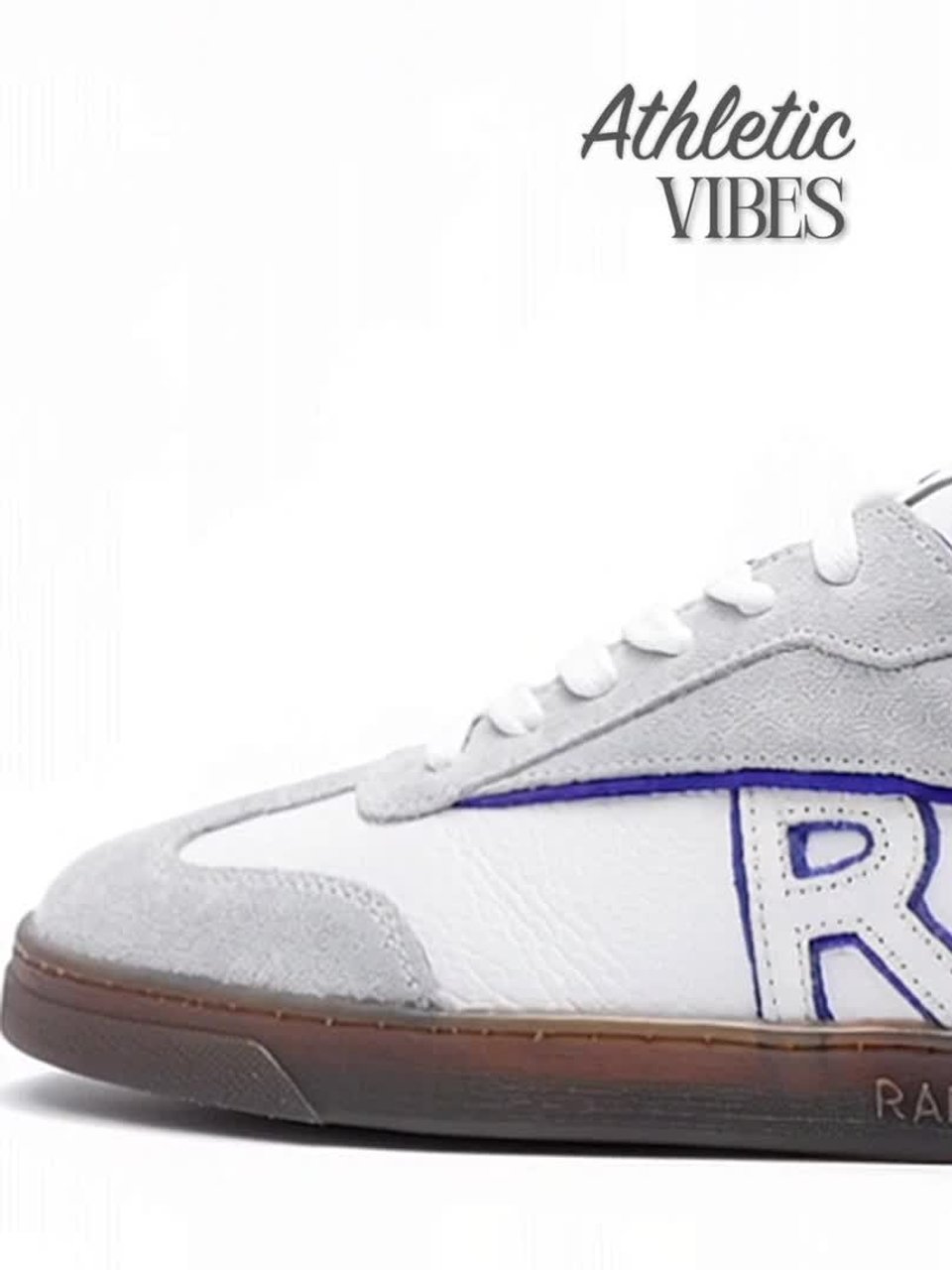 Buy RARE RABBIT Men's Zoop White Leather Lace-Up Closure Sneakers