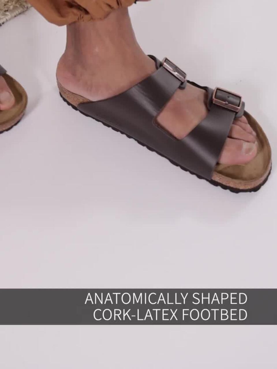 Buy Birkenstock Arizona Dark Brown Regular Width Natural